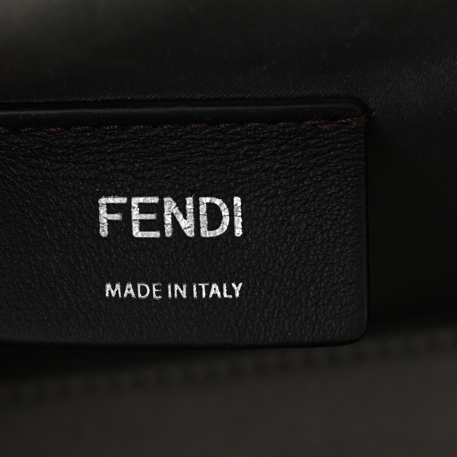 Fendi Crystal Embellished Small First Argento 6 of 11