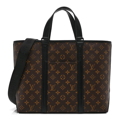 Louis Vuitton Monogram Macassar Weekend Tote PM 1 of 10