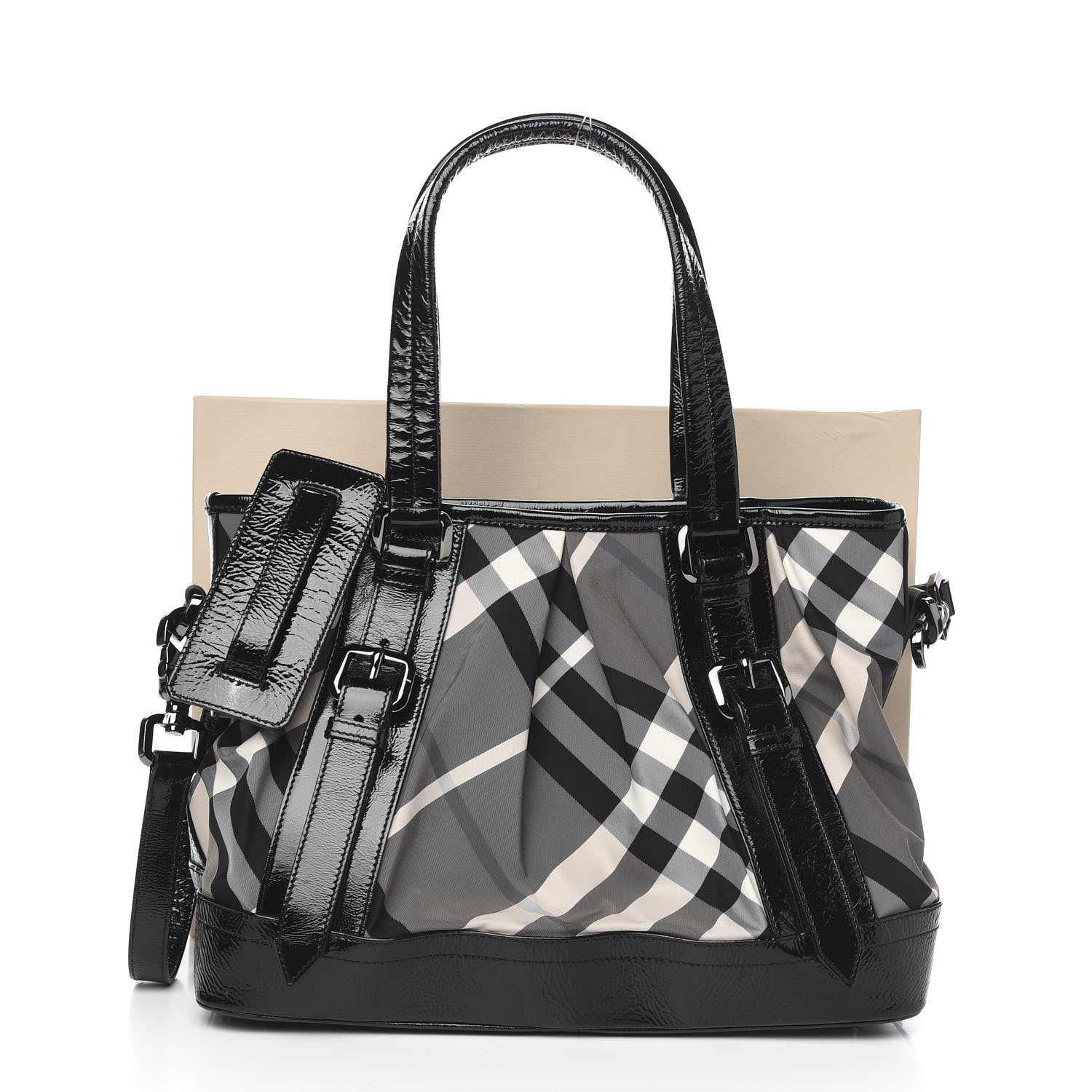 Burberry Nylon Beat Check Lowry Black 11 of 11