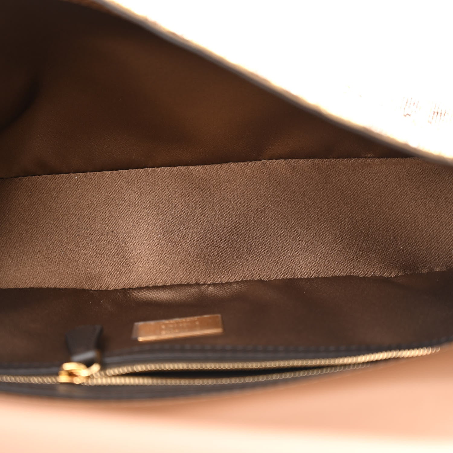 Fendi Vitello King Beaded Zucca Baguette Mogano Panna Ebano 5 of 11