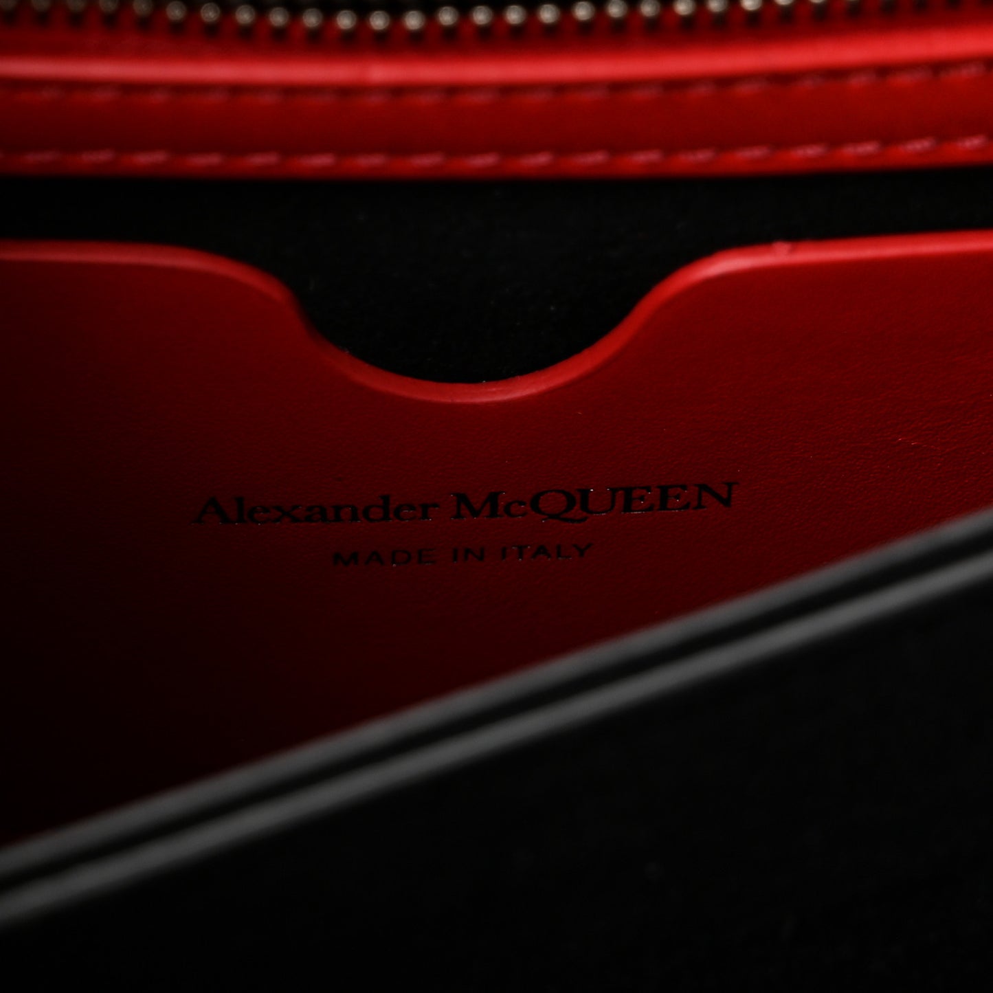 Calfskin Jeweled Knuckle Satchel Love Red