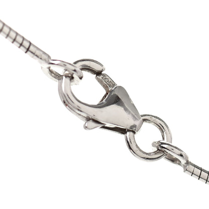 Hermes Lacquered Cage d'H Pendant Necklace Bleu Atoll 3 of 3