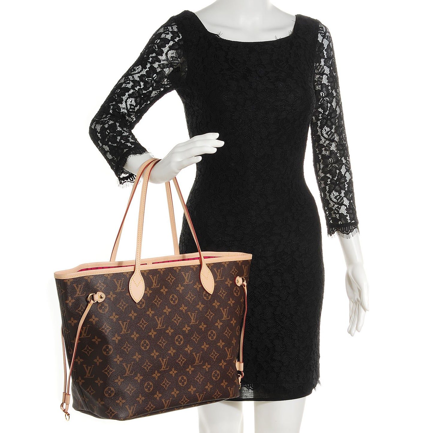 Monogram Neo Neverfull MM Pivoine