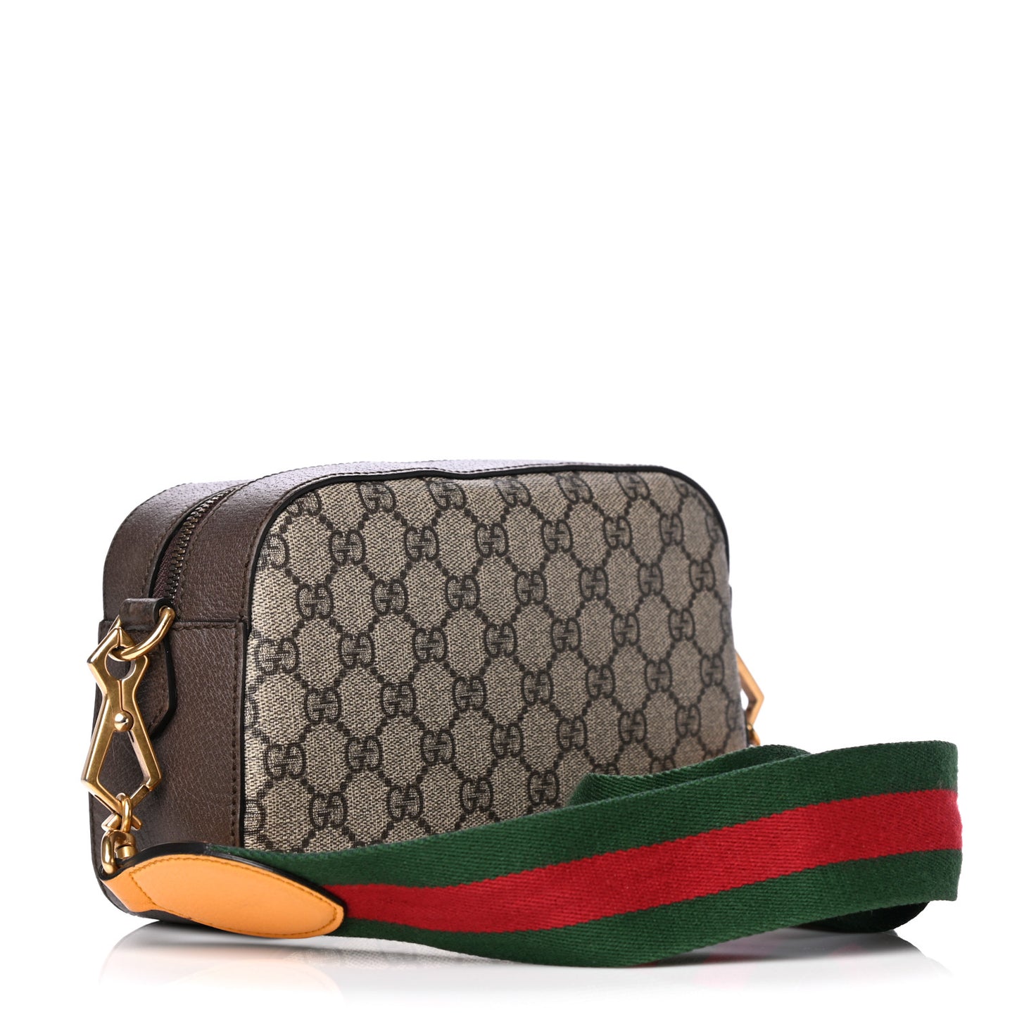 GG Supreme Monogram Web Neo Vintage Shoulder Bag Beige New Acero Crop