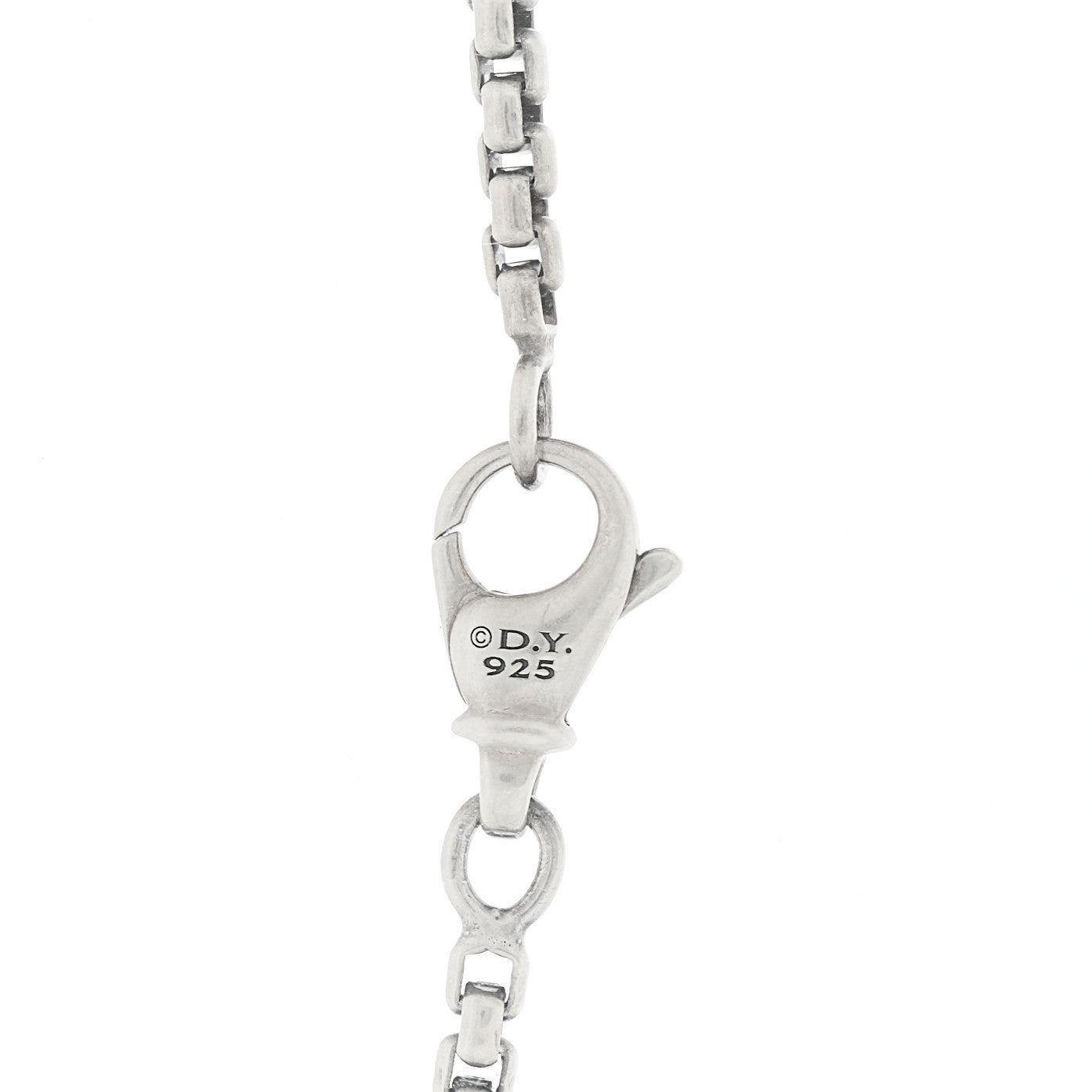 David Yurman Sterling Silver 2.7mm Box Chain Necklace 20" 4 of 5
