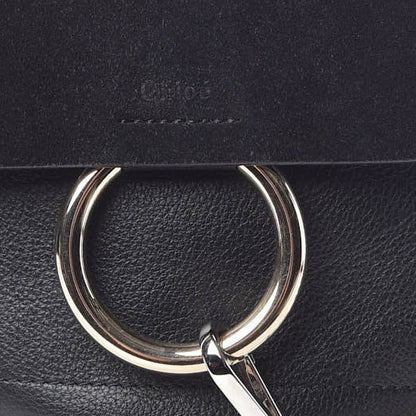 Chloe Suede Calfskin Small Faye Backpack Black 14 of 14