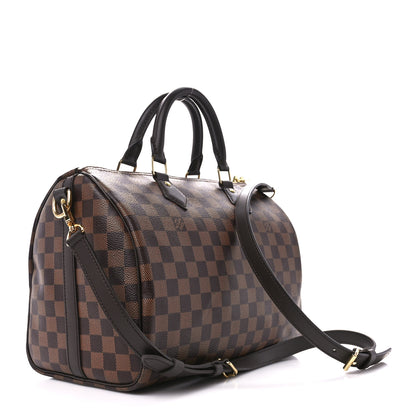 Louis Vuitton Damier Ebene Speedy Bandouliere 30 2 of 13