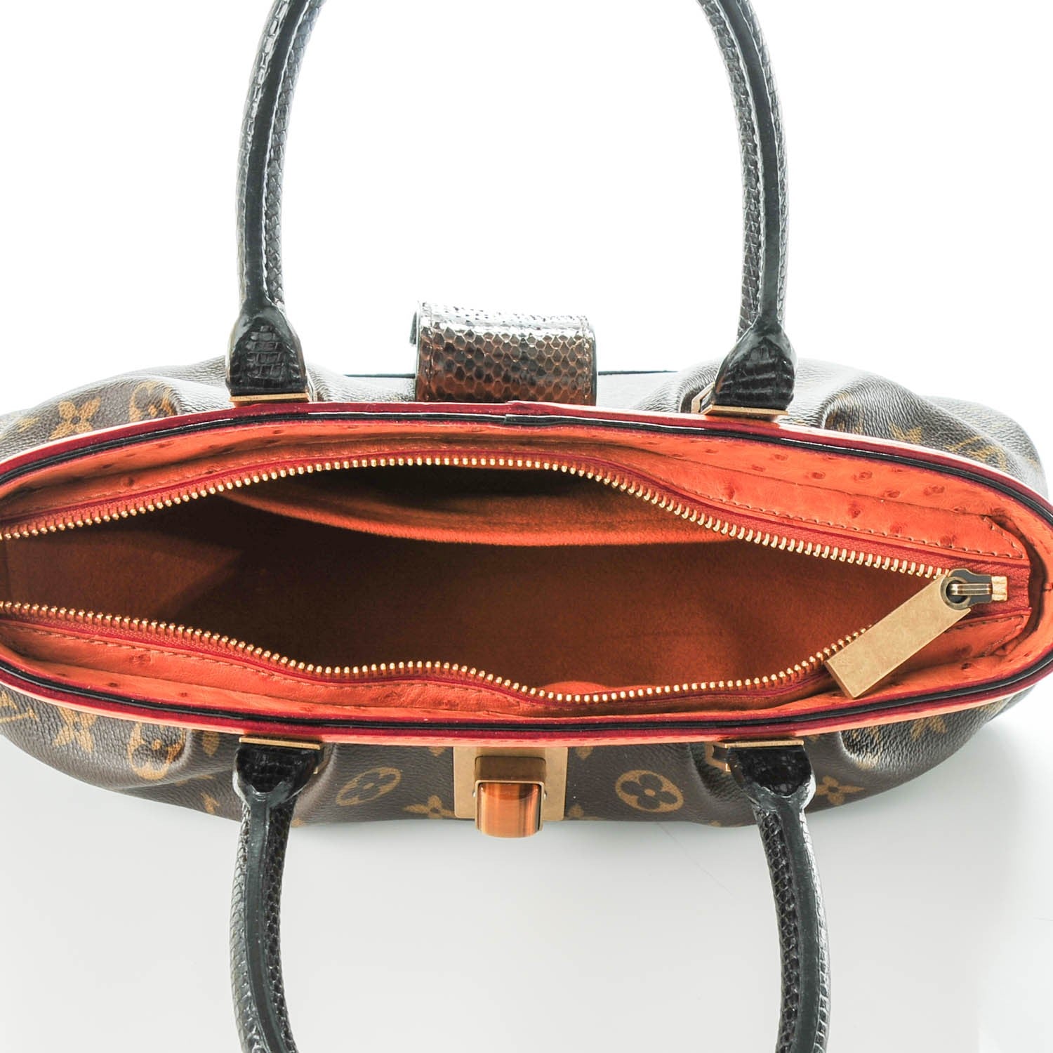 Louis Vuitton Monogram Ostrich Macha Waltz 5 of 6