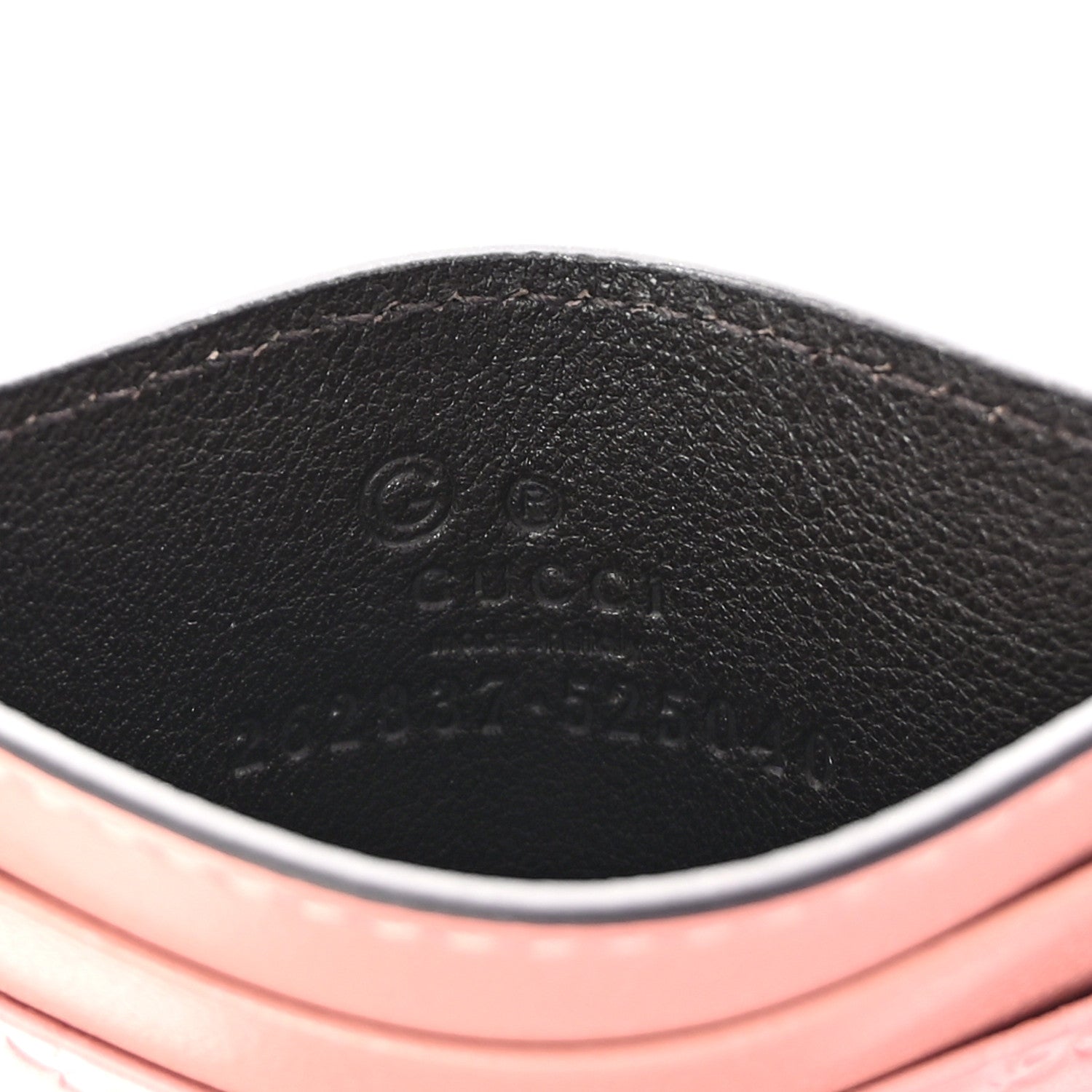Gucci Microguccissima Card Holder Soft Pink 6 of 6