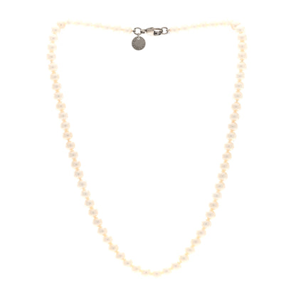 Tiffany Sterling Silver Freshwater Cultured Pearl 5.5-6mm Ziegfeld Necklace 3 of 5