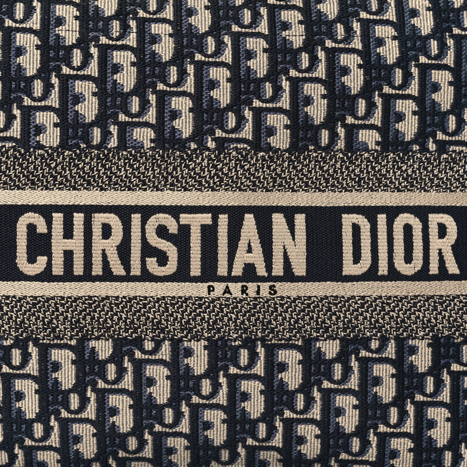Christian Dior Oblique Medium Book Tote Blue Multicolor 8 of 12
