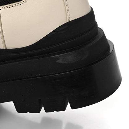 Bottega Veneta Calfskin The Tire Chelsea Boots 37 Sea Salt Black 10 of 10