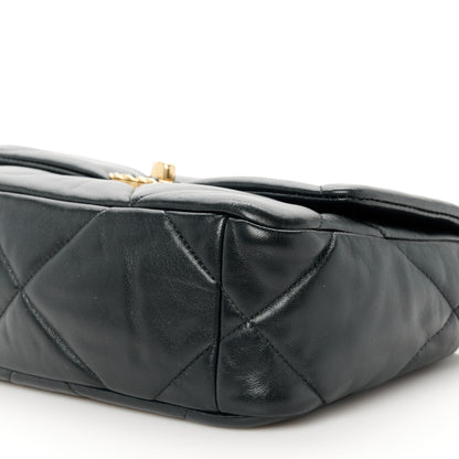 Chanel Lambskin Quilted Medium Chanel 19 Flap Black 10 of 11