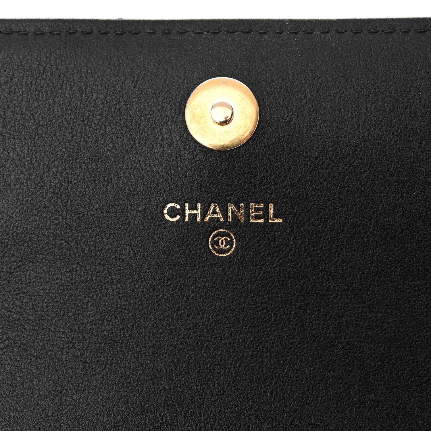 Chanel Calfskin Quilted Small Enchained Flap Black 6 of 13