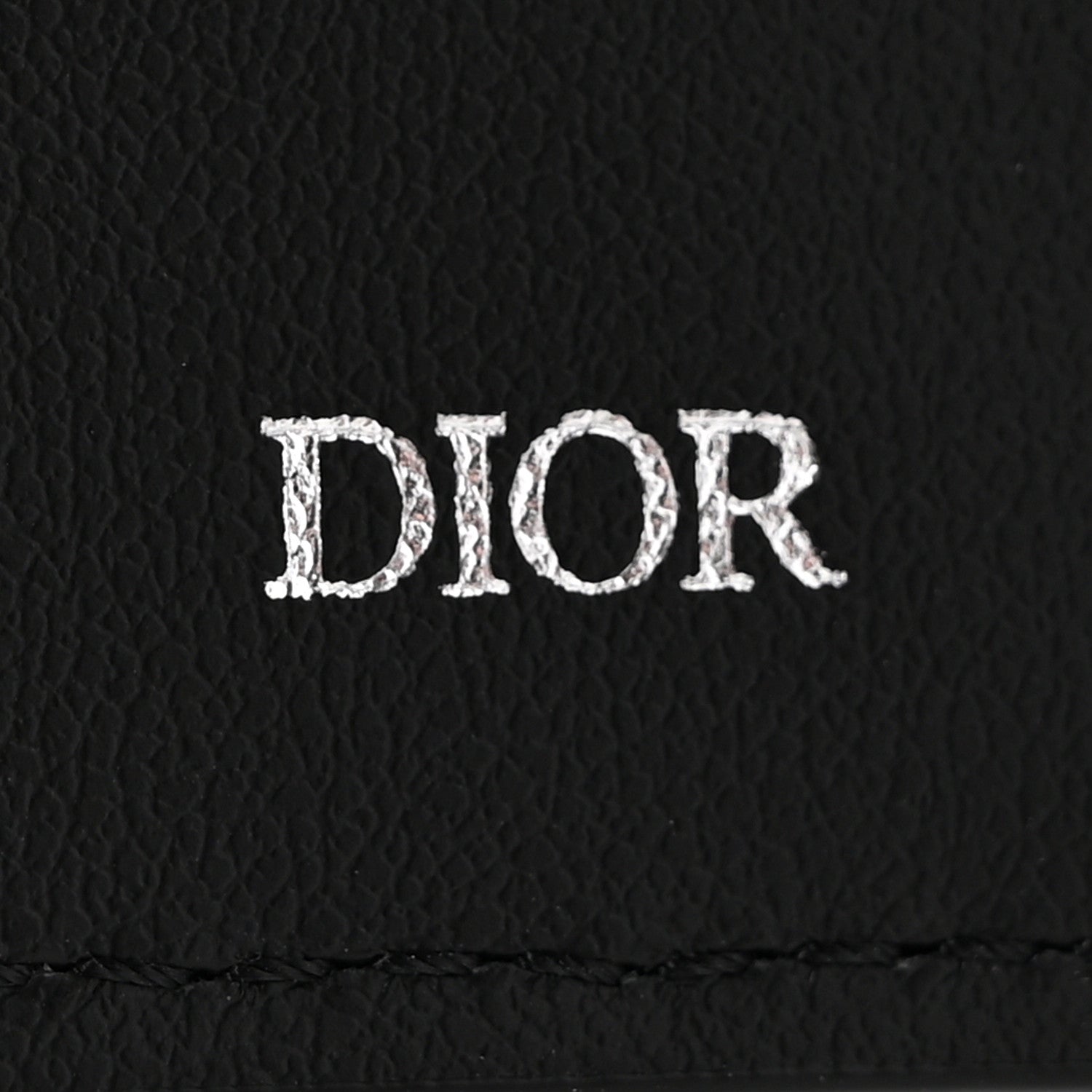 Christian Dior Oblique Saddle Long Vertical Wallet Black 6 of 9