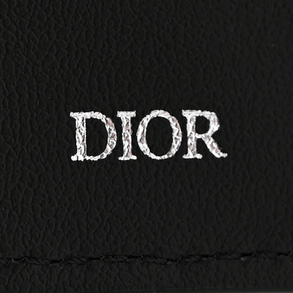 Christian Dior Oblique Saddle Long Vertical Wallet Black 6 of 9