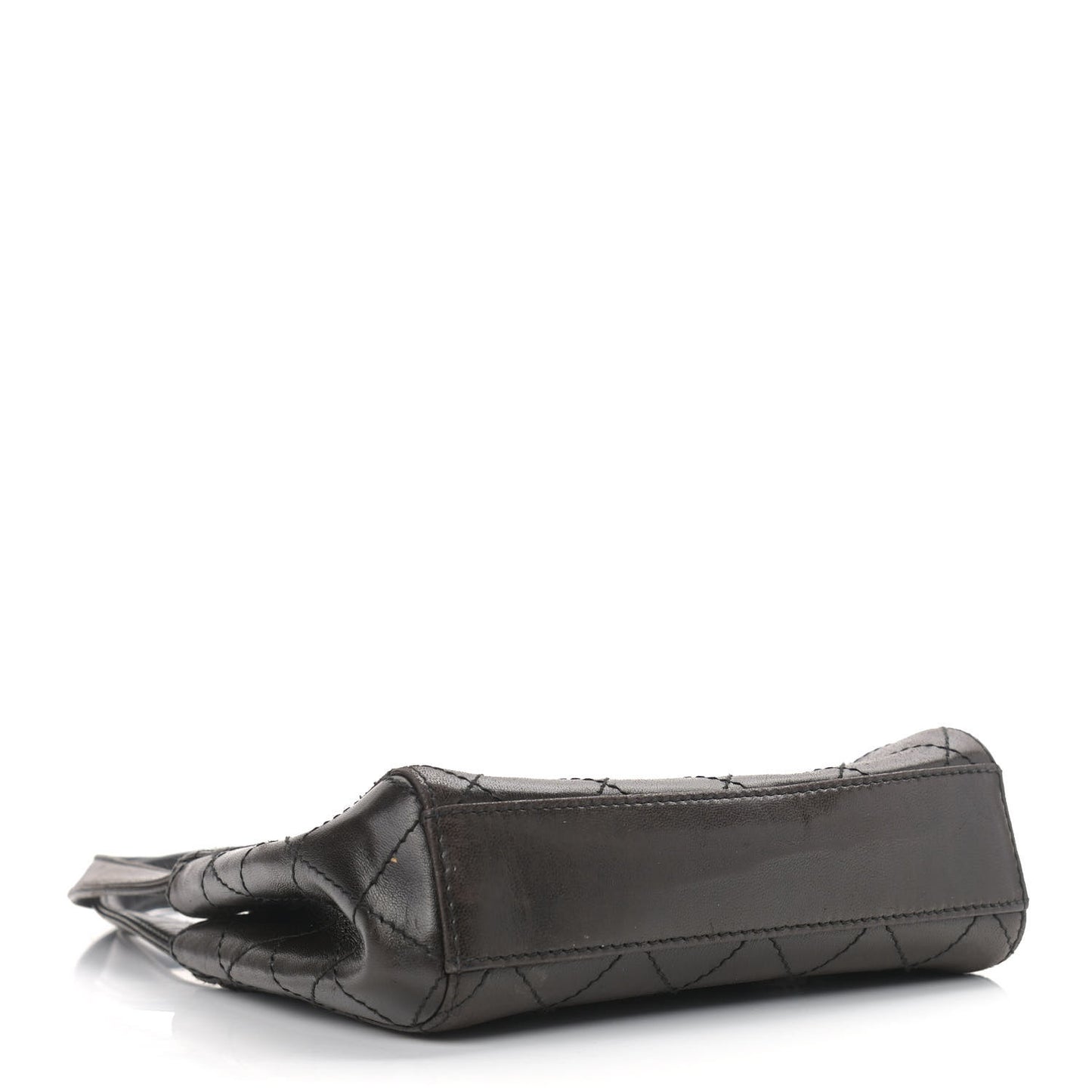 Lambskin Quilted Flap Bag Black