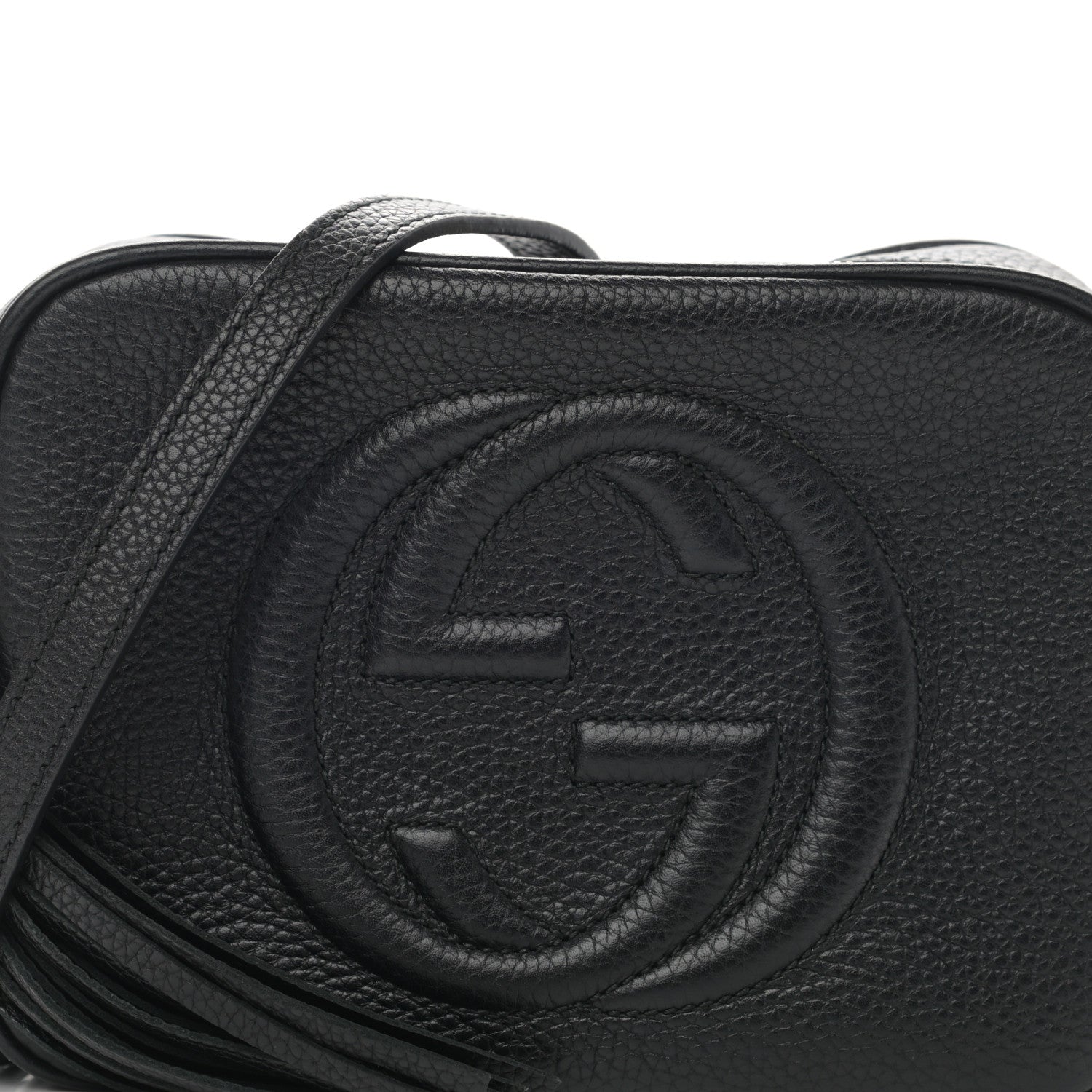 Gucci Pebbled Calfskin Small Soho Disco Bag Black 8 of 10
