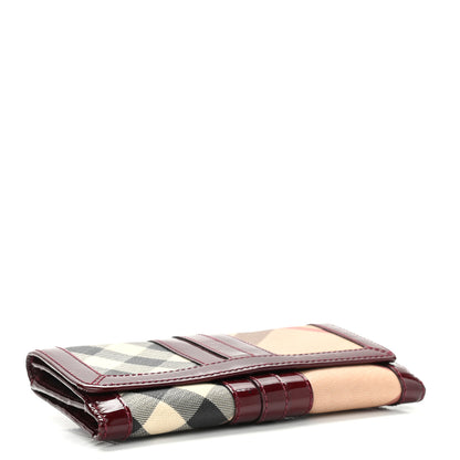 Burberry Nova Check Penrose Continental Wallet Red 4 of 9