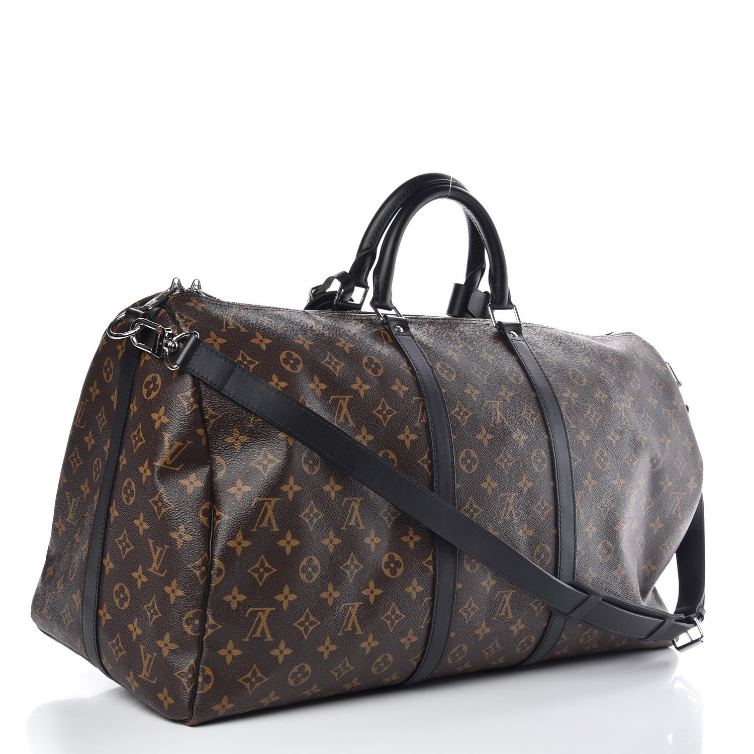 Louis Vuitton Monogram Macassar Keepall Bandouliere 55 3 of 9