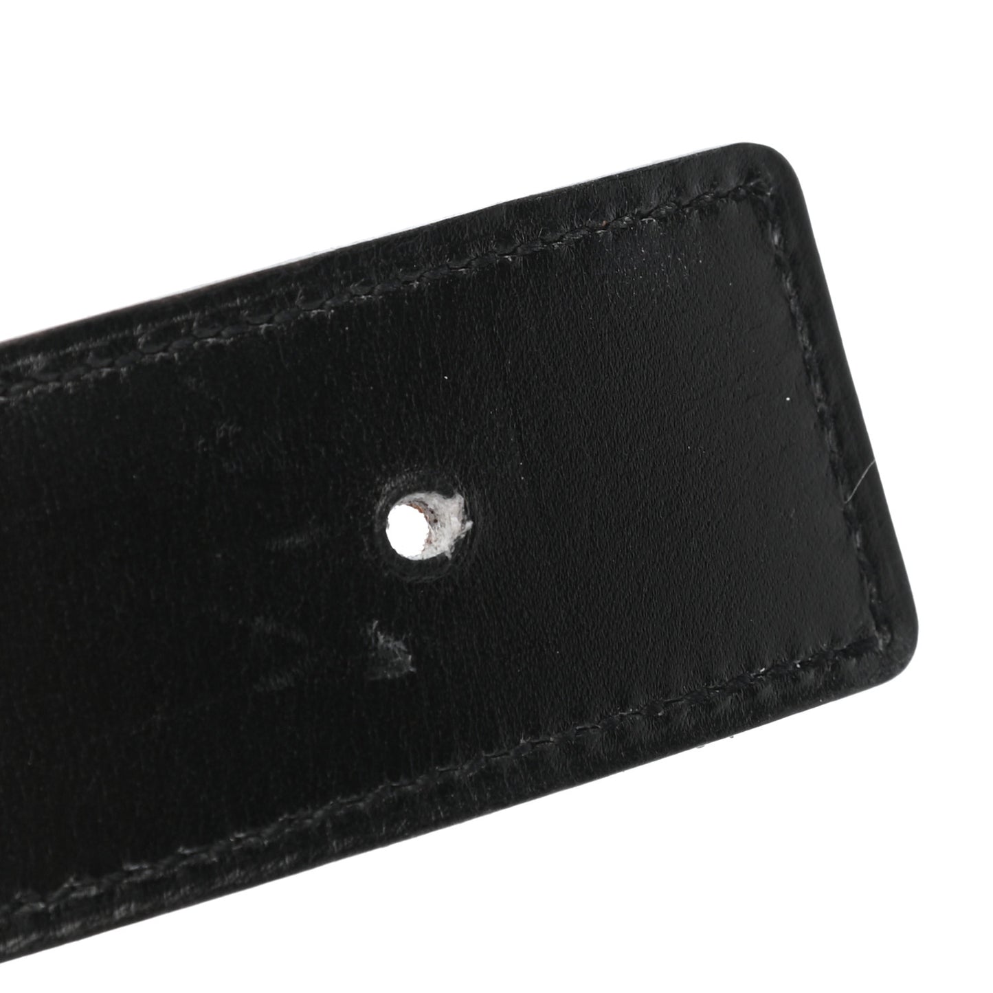 Box Togo 32mm Belt Strap 75 Black Gold