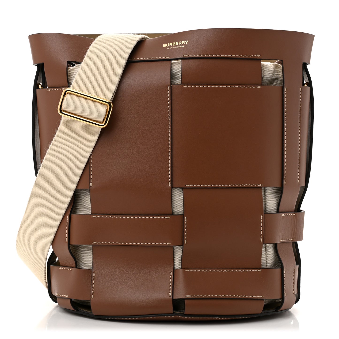 Smooth Calfskin Small Foster Bucket Bag Tan