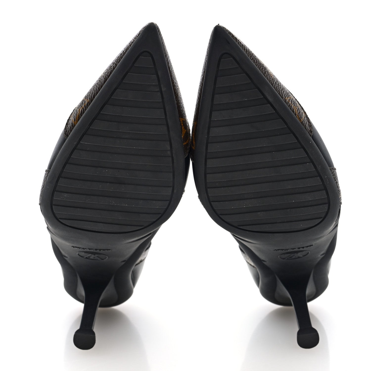 Louis Vuitton Patent Monogram Archlight Pumps 37 Black 6 of 7