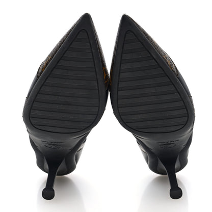 Louis Vuitton Patent Monogram Archlight Pumps 37 Black 6 of 7