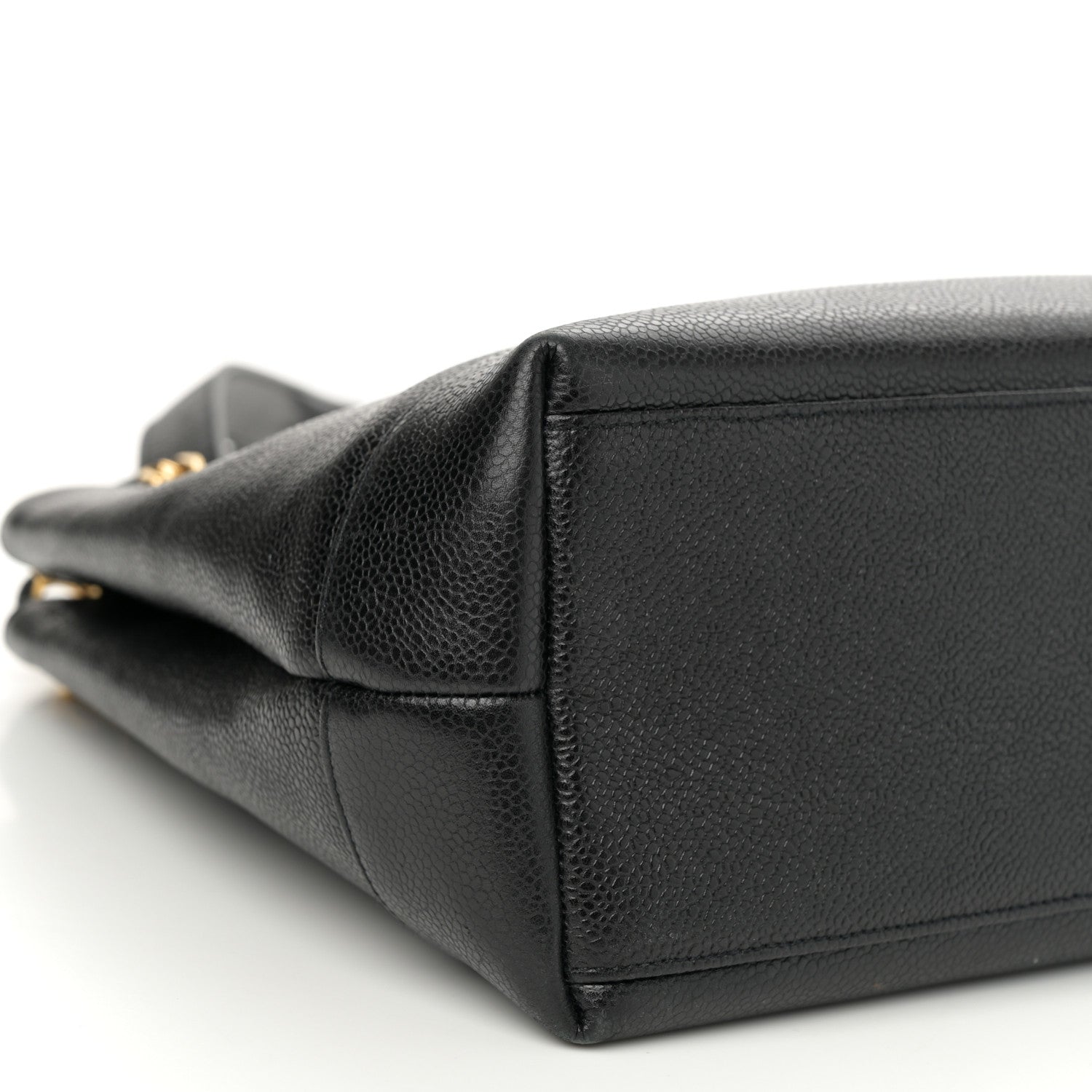 Chanel Caviar Large CC Shoulder Bag Black 10 of 11