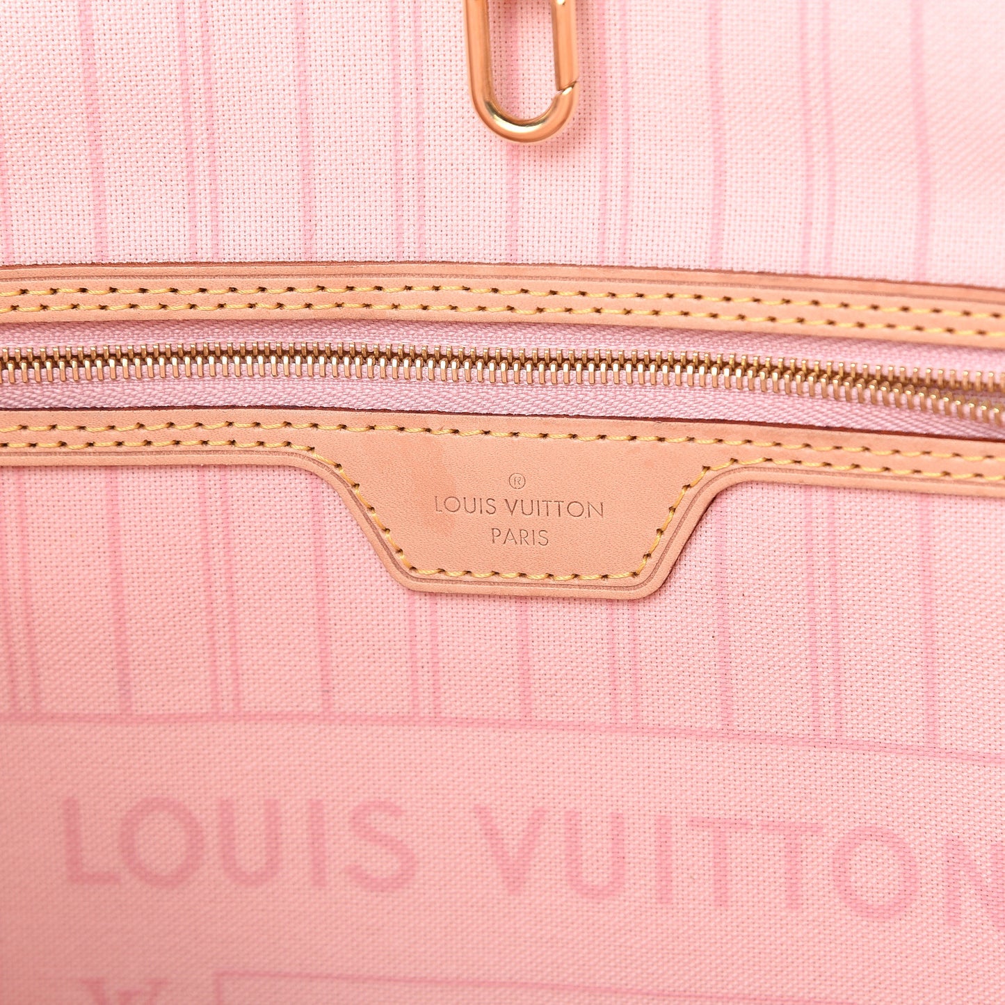 Damier Azur Neo Neverfull MM Rose Ballerine