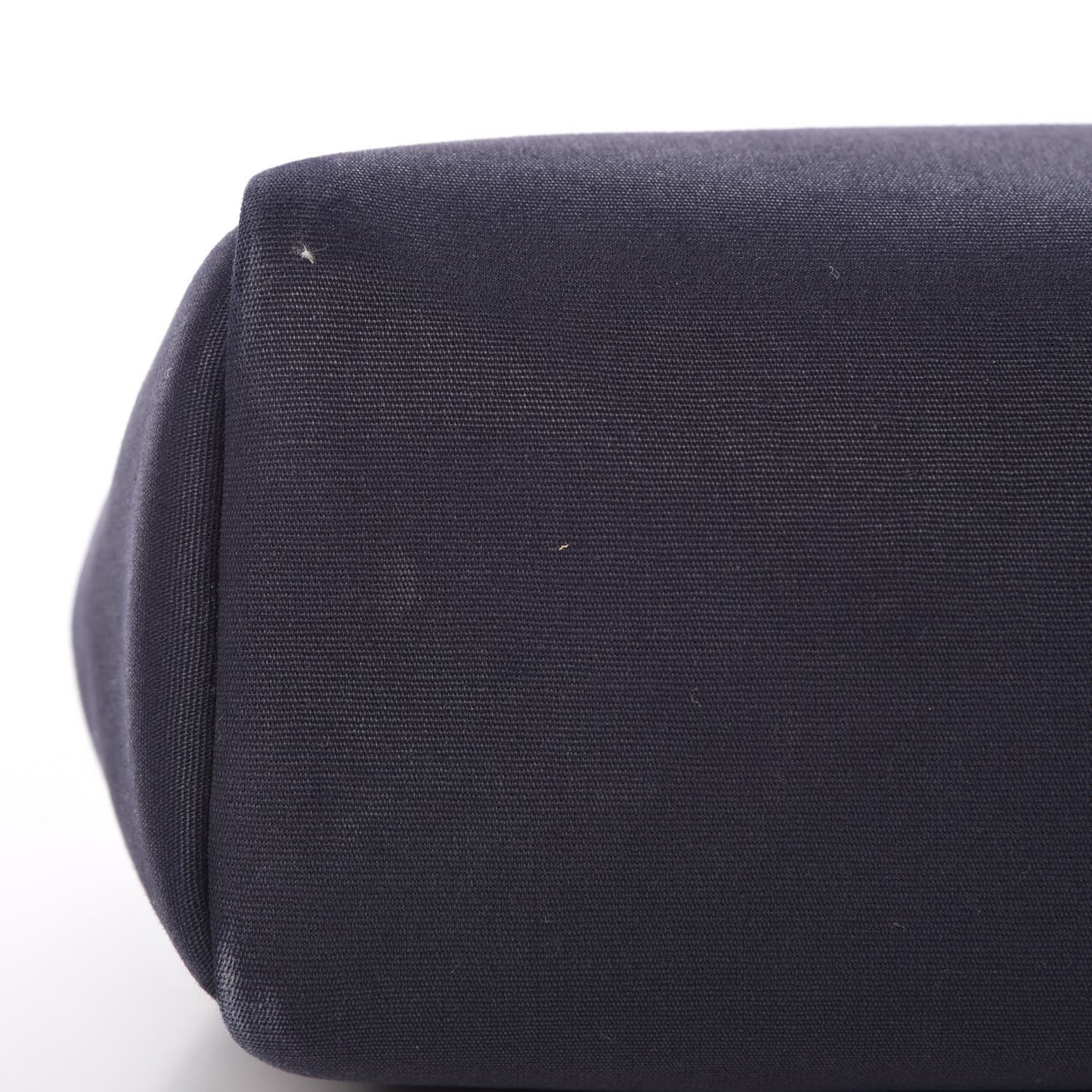 Toile Vache Calfskin Herbag PM 30 Navy Bleu Natural