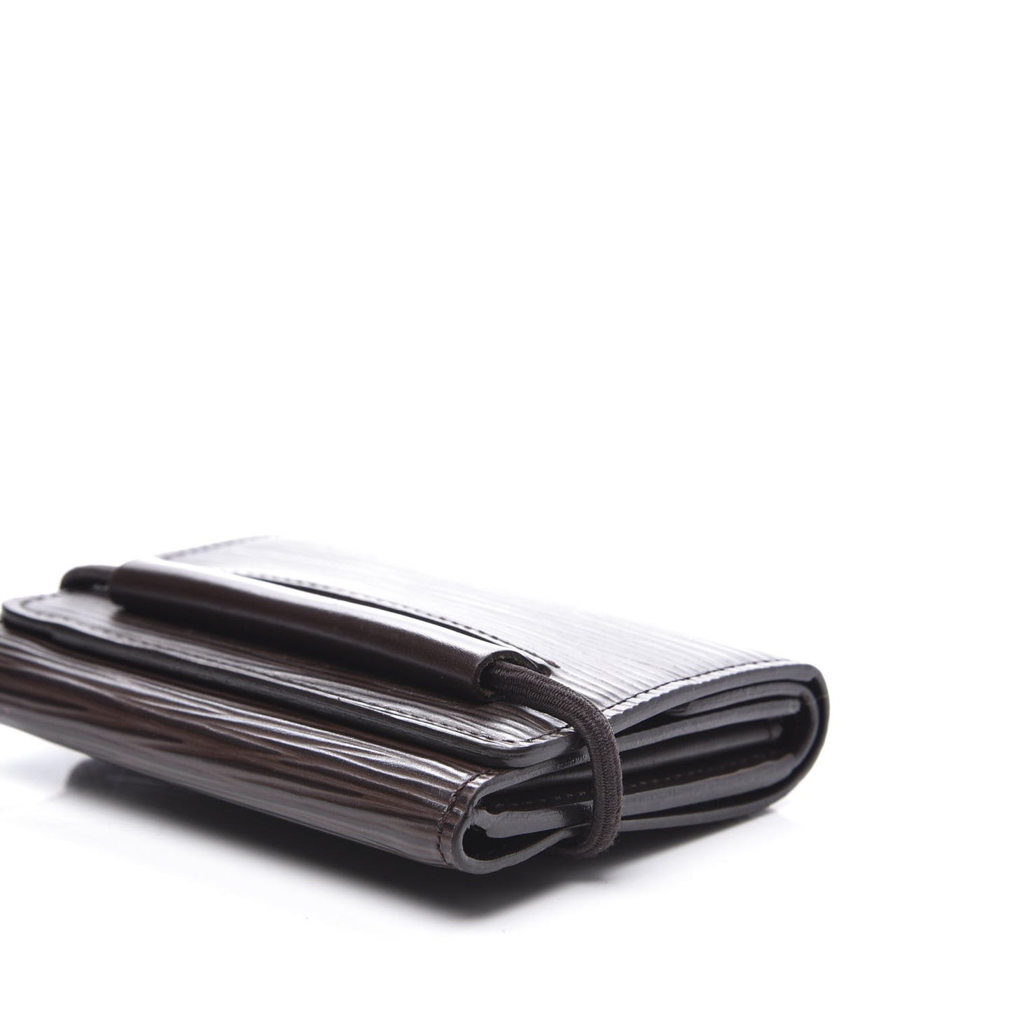 Epi Porte-Monnaie Elastique Wallet Moka