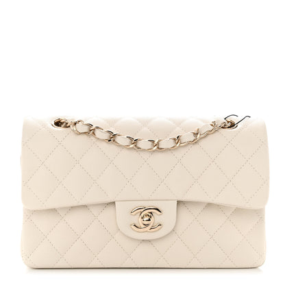 Chanel Caviar Quilted Small Double Flap White 1 of 10