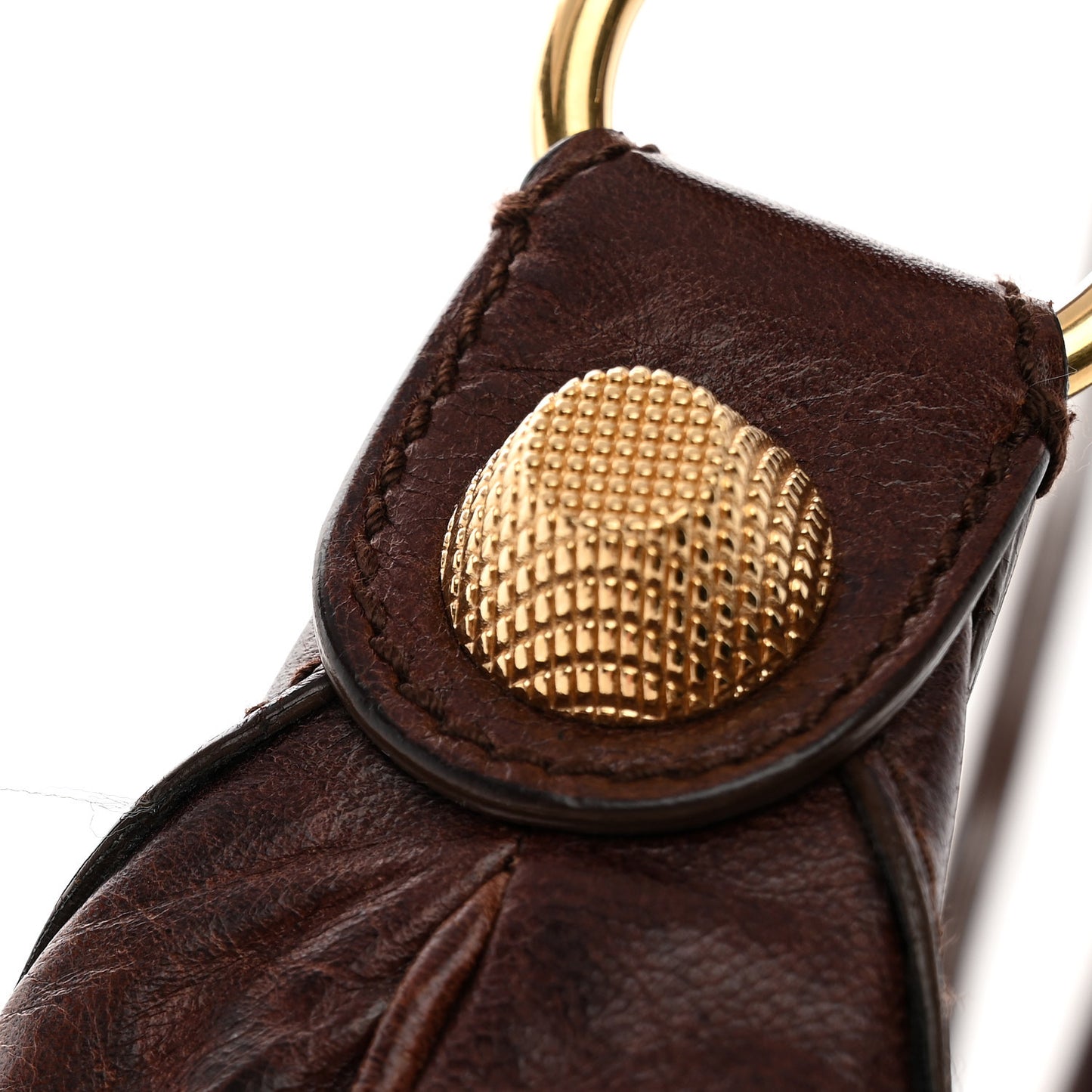 Chevre Giant 21 Gold Hardware Hobo Mogano