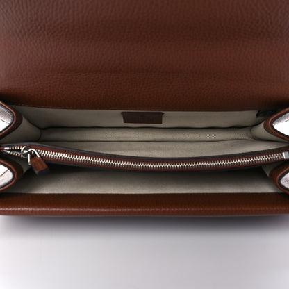 Gucci New Denim GG Monogram Dollar Calfskin Enamel Small Dionysus Shoulder Bag Blue Tea Cuir Epilog Electric Blue 4 of 10
