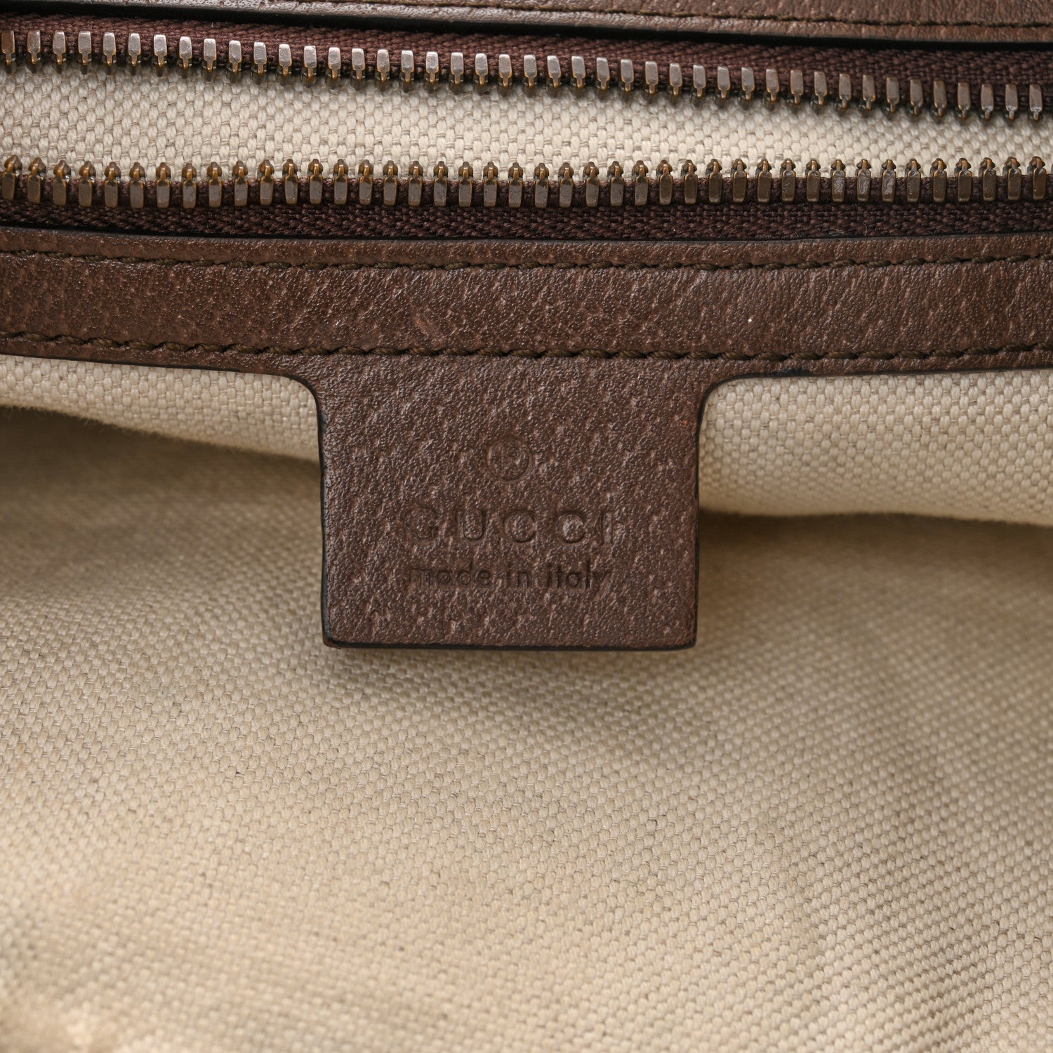 Gucci GG Supreme Monogram Web Small Ophidia Half Moon Hobo Brown 6 of 11
