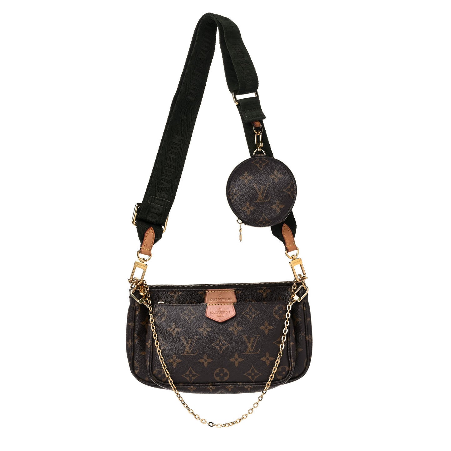 Monogram Multi Pochette Accessories Kaki