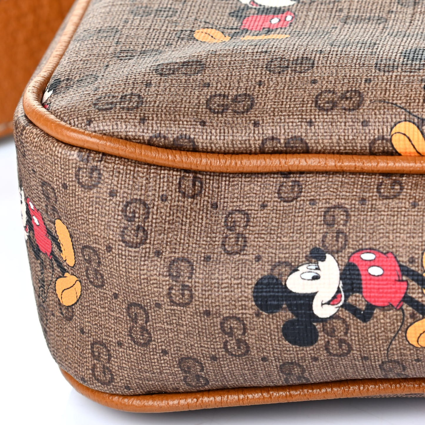 X DISNEY Mini Vintage GG Supreme Monogram Mickey Mouse Small Belt Bag 90 36 Beige Vintage Sun Oil