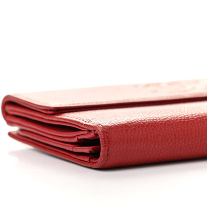 Chanel Caviar Timeless CC Large Flap Wallet Red 10 of 18