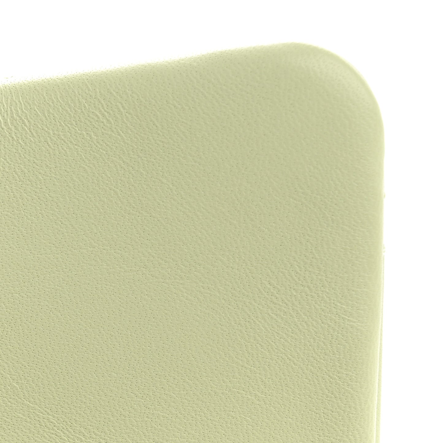 Lambskin Quilted Mini Pearl Crush Flap Light Green