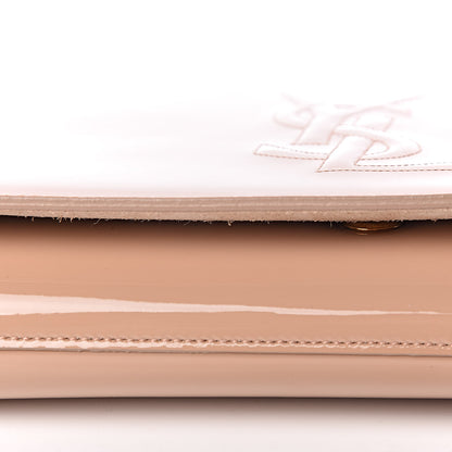 Saint Laurent Patent Calfskin Monogram Large Belle De Jour Clutch Chair 8 of 11