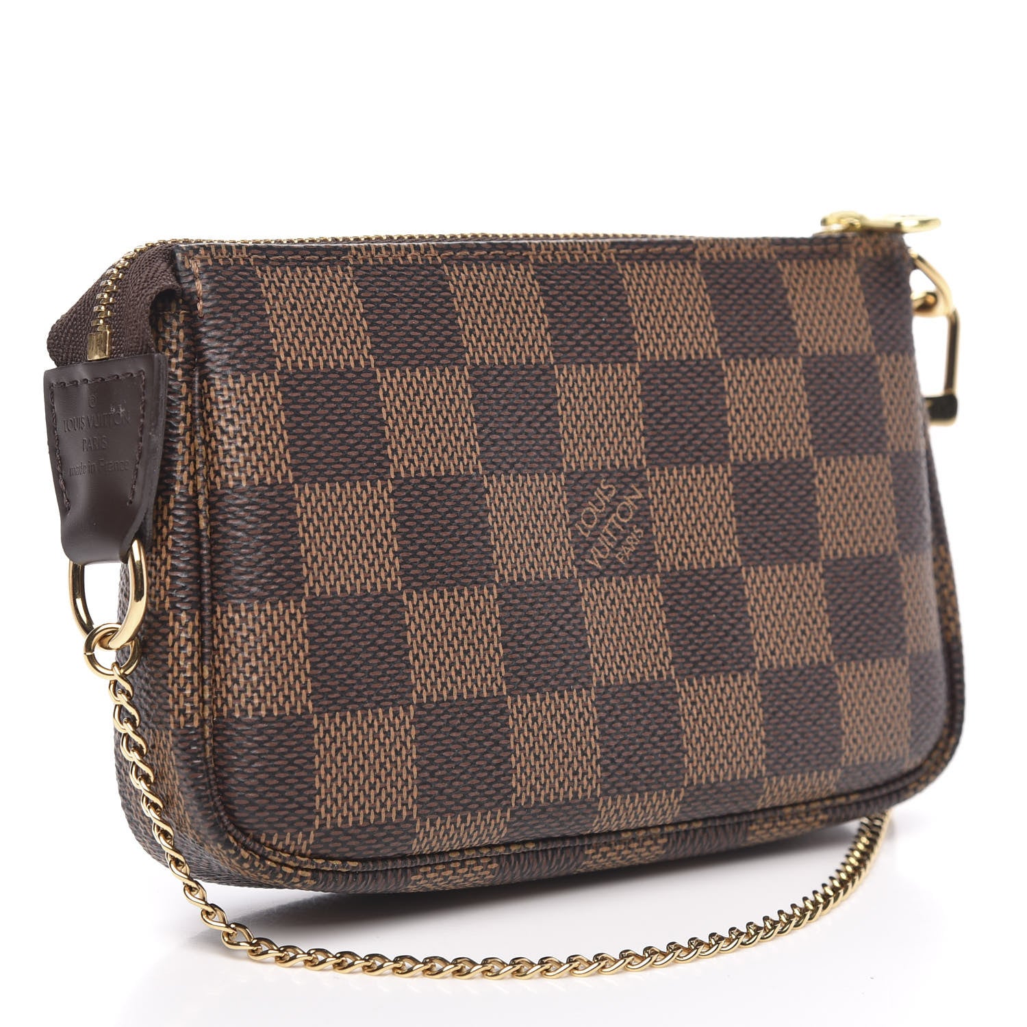 Louis Vuitton Damier Ebene Mini Pochette Accessories 3 of 9