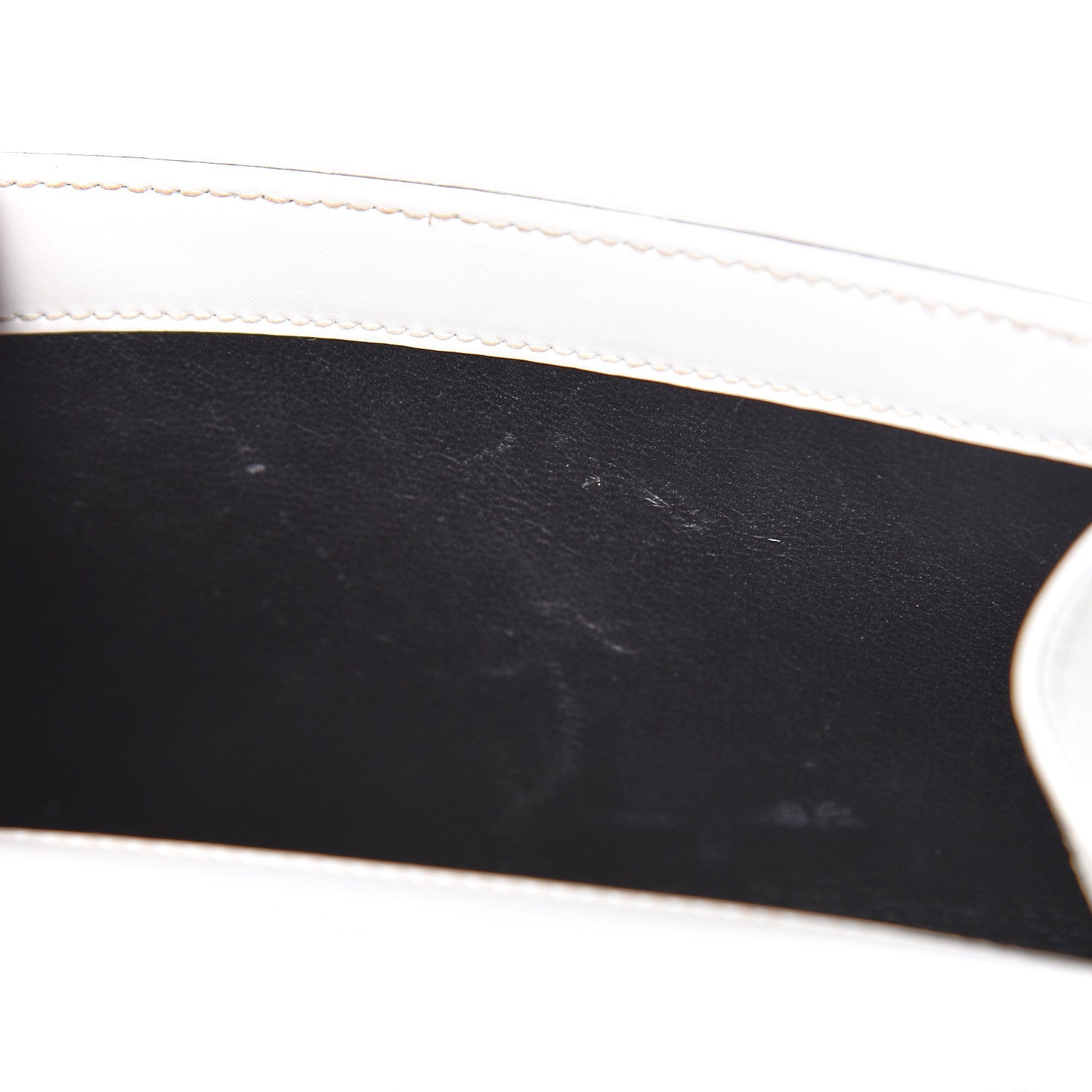 Saint Laurent Smooth Calfskin Small Monogram Kate Satchel Optical White 15 of 15