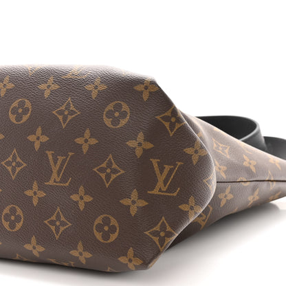 Louis Vuitton Monogram Flower Zipped Tote MM Black 11 of 12