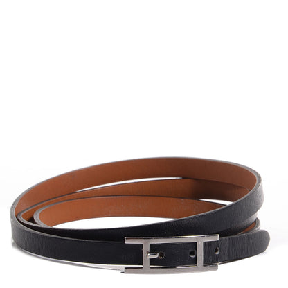 Hermes Chamonix Hapi 3 GM Triple Tour Wrap Bracelet Black 11 of 16