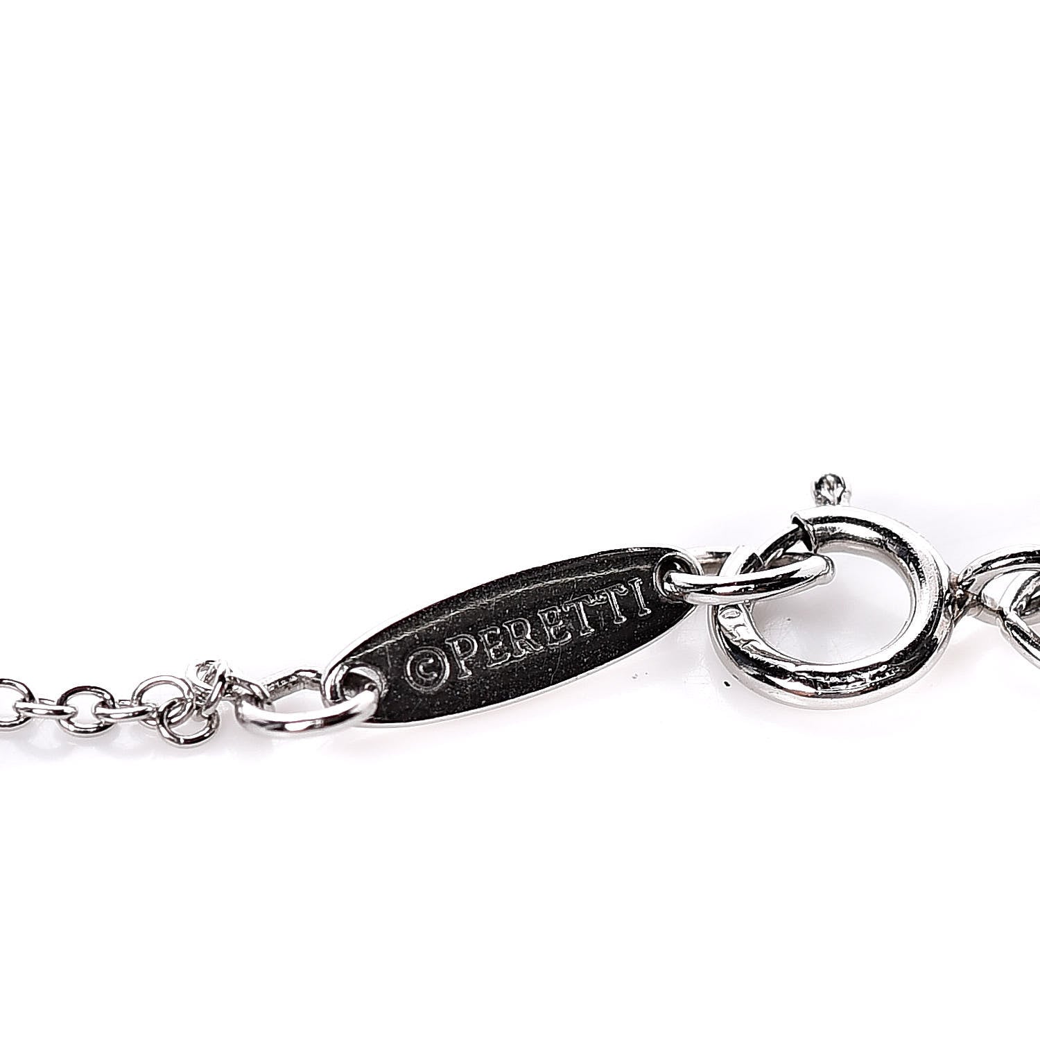 Tiffany Platinum Blue Sapphire Elsa Peretti Color By The Yard Bracelet 10 of 11