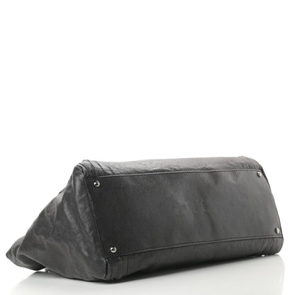 Chanel Glazed Caviar East West Modern Chain Tote Black 4 of 16