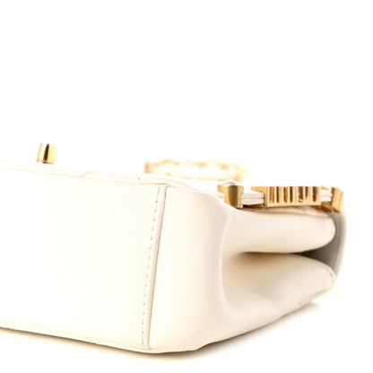 Chanel Lambskin Enamel Strass Quilted Mini Paris Monaco Flap White 9 of 10
