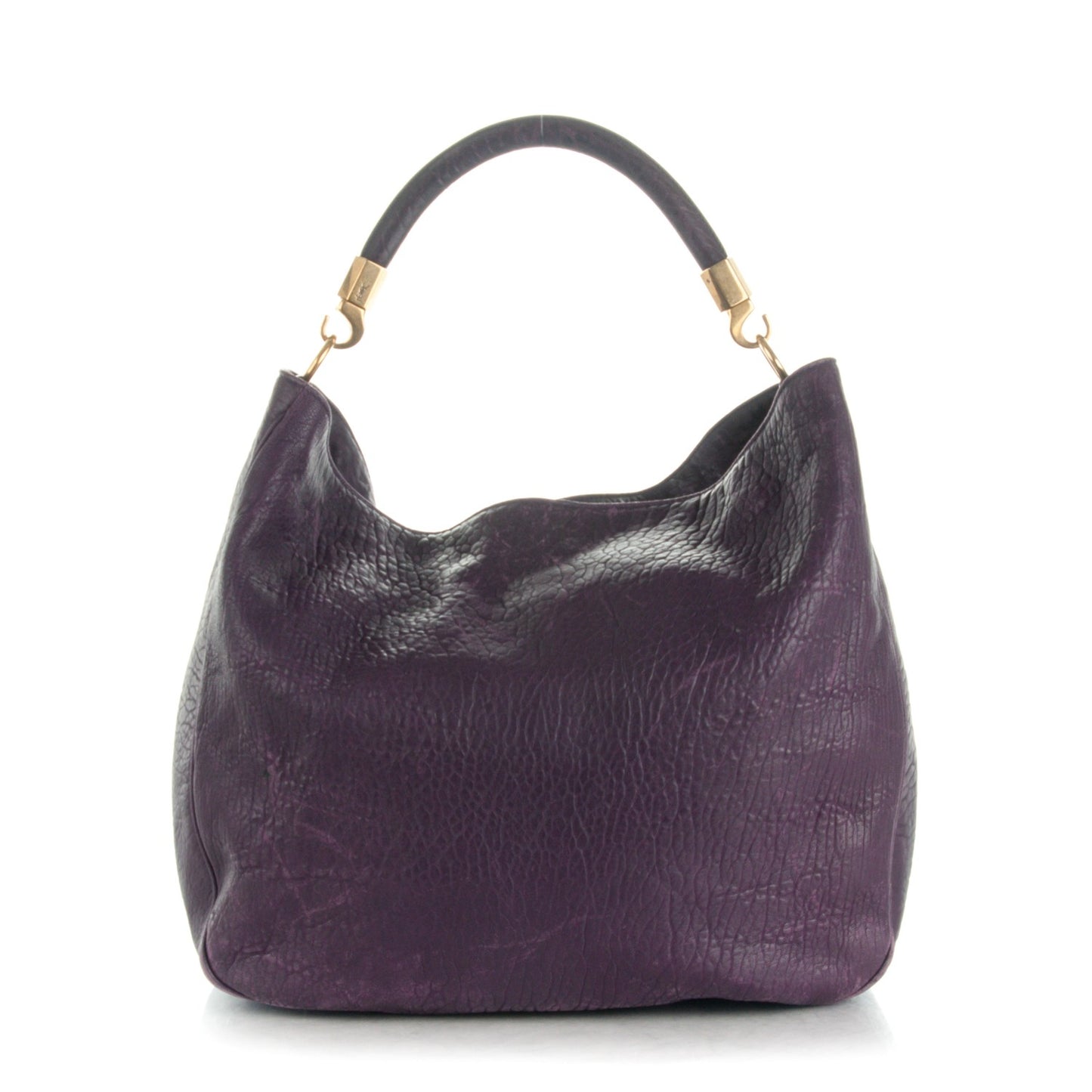 Lambskin Large Roady Hobo Purple
