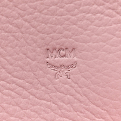 MCM Visetos Large Zip Around Wallet Pink 5 of 6